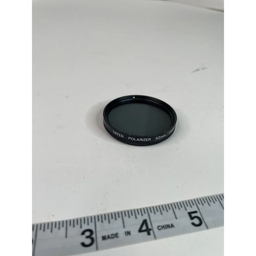 Tiffen Polarized Camera Lens, 55mm, Tinted, Japan, With Case